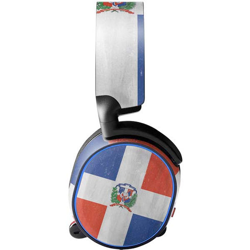 Dominican Republic Flag Distressed SteelSeries Arctis 3 Skin